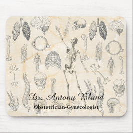Doktor Vintage Human Anatomy Mouse Pad Musmatta