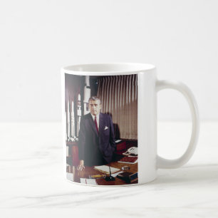 Doktor Wernher von Braun Porträtt Kaffemugg