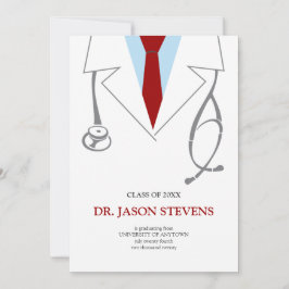 Doktor White Jacka Medical Studenten bjudande Inbjudningar