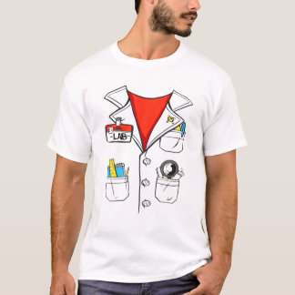 Doktor White Lab Jackar Funny Halloween Costume T Shirt