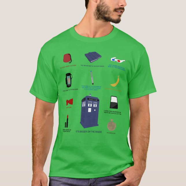 Doktor Who-present T Shirt (Framsida)