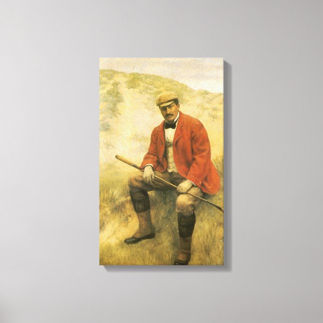 Doktor William Laidlaw Purves Porträtt av Collier Canvastryck (Framsida)