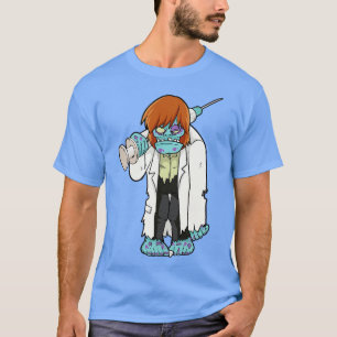 Doktor Zombie Halloween Monster Syringe Doktor Dea T Shirt