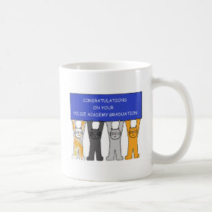 Doktorand- lyckönskan för polishögskolan kaffemugg