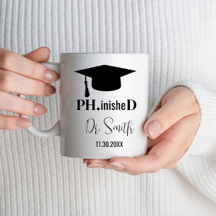 doktorandexamen i Phd Studenten New Doktor Student Mugg