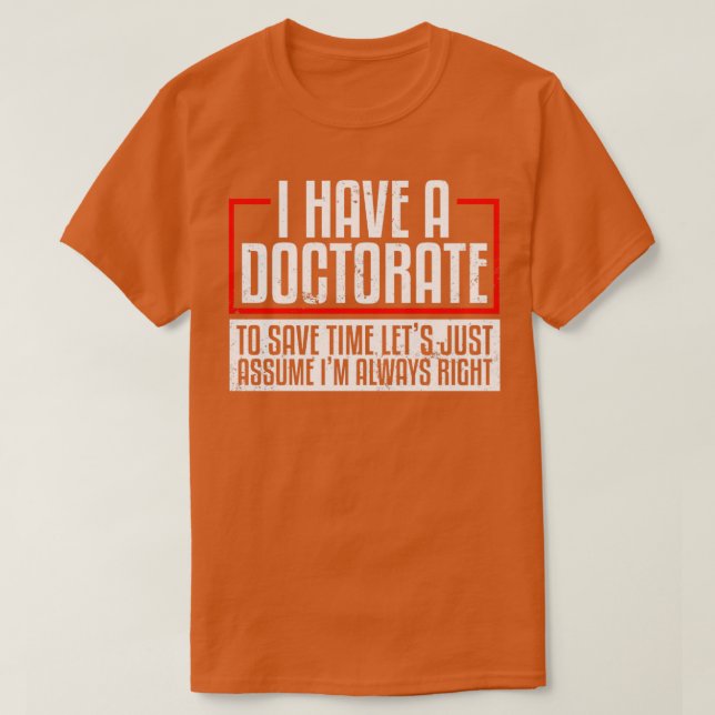 Doktorat doktorandläkare t shirt (Design framsida)