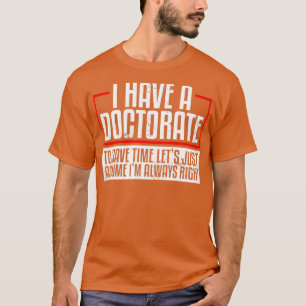 Doktorat doktorandläkare t shirt