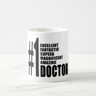 Doktorfödelsedaggåvor: Numrera en doktor Kaffemugg