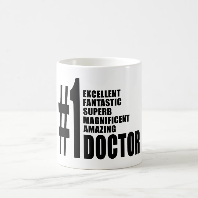 Doktorfödelsedaggåvor: Numrera en doktor Kaffemugg (Center)