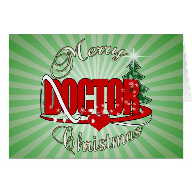 DOKTORGOD JUL HÄLSNINGSKORT (Framsidan Horizontal)