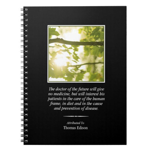 Doktorn av den framtida anteckningsbok med spiral (Framsidan)
