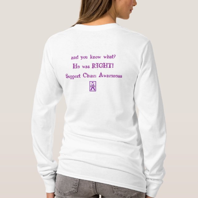 Doktorn sade att allt det var i mitt head… tee (Baksida)