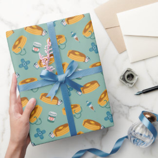 Doktorpannkakor blekgröna presentpapper