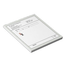 Doktorreceptblock, medicinska anteckningsblock