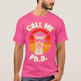 doktorsexamen Gift Promotion Doktor Studenten Llam T Shirt