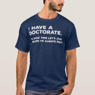 doktorsexamen i Studenten T Shirt