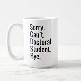Doktorsexamen Mug Present för Doktorand Kaffemugg
