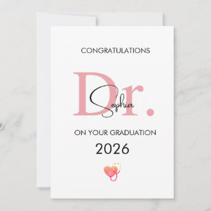 Doktorsexamen Personlig Namn Klass 2026 Kort
