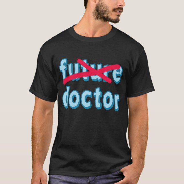 Doktorstudentenprodukter T-shirt (Framsida)