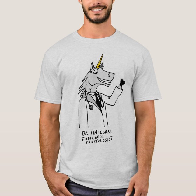 DoktorUnicorn Tee Shirt (Framsida)