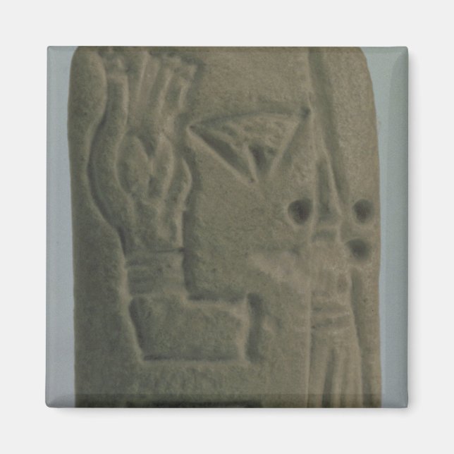 Dokument bestående av ideogram från Uruk. Magnet (Framsidan)