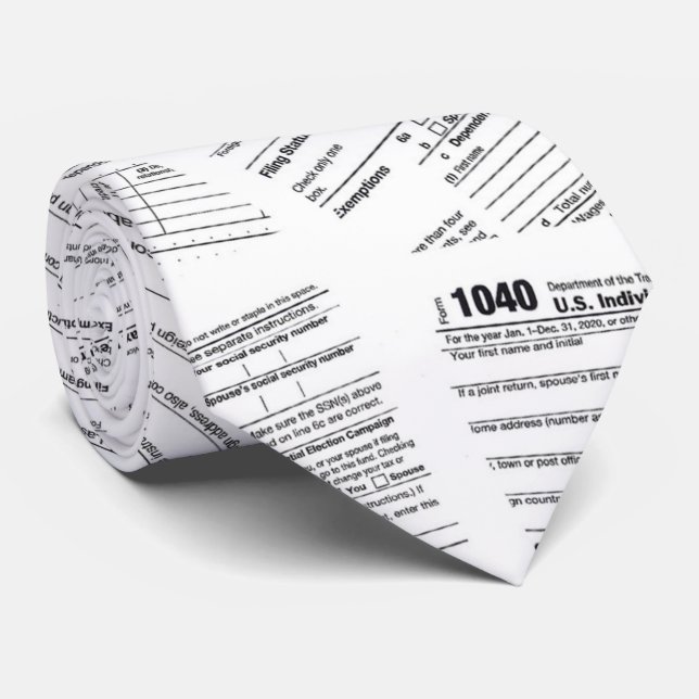 Dokument för inkomstskatteformulär slips (Rullad)