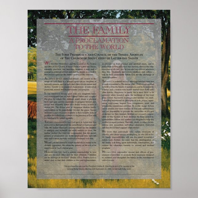 Dokument i målningsserien för "Familjen" Poster (Framsidan)