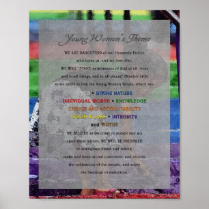 Dokument i målningsserien "Young Women Theme" Poster