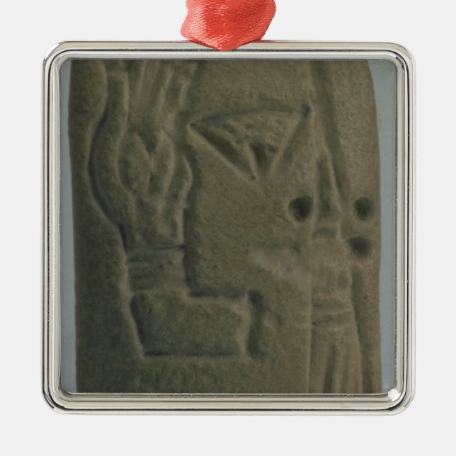 Dokument som består av ideograms, från Uruk, Julgransprydnad Metall (Framsidan)