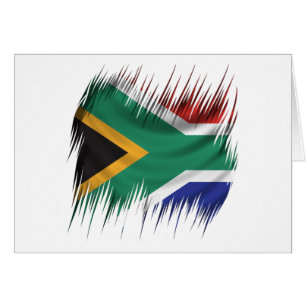 DokumentförstörareSydafrika flagga Hälsningskort
