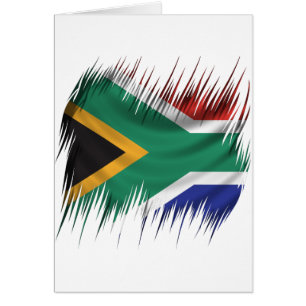 DokumentförstörareSydafrika flagga Hälsningskort