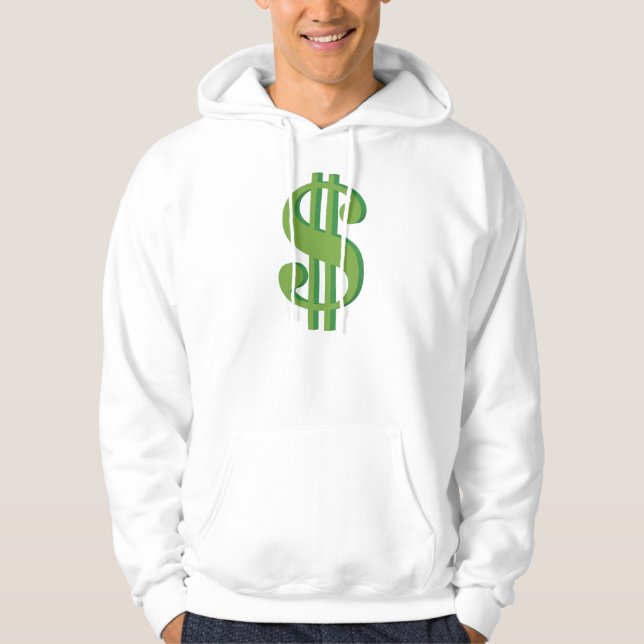 Dolar, tecken, 3D Sweatshirt (Framsida)