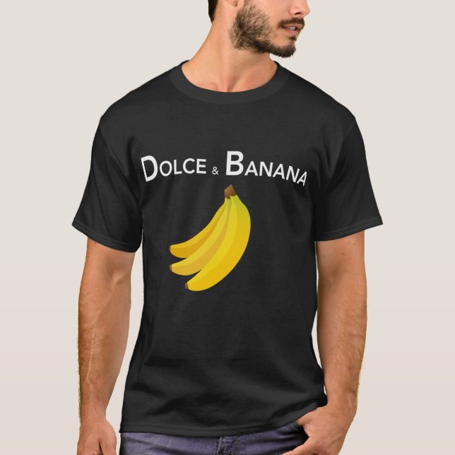 Dolce & Banana Funny Mode Bananas Gift for Vega T Shirt (Framsida)