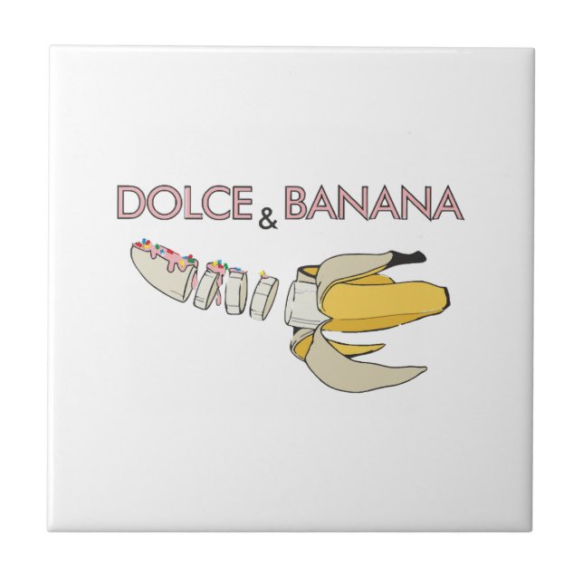 Dolce & Banana Kakelplatta (Framsidan)