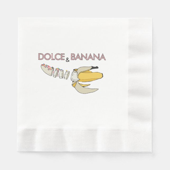 Dolce & Banana Pappersservett (Framsidan)