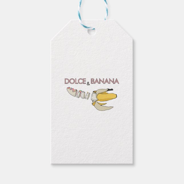 Dolce & Banana Presentetikett (Framsidan)