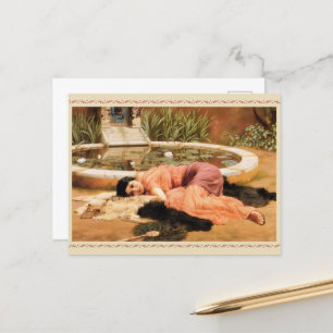 Dolce Far Niente av John Godward Vykort