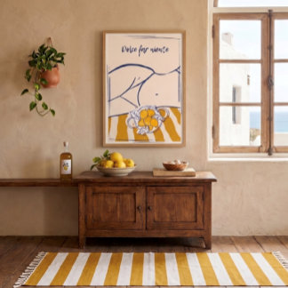 "Dolce Far Niente" Italiensk Sommar Kollektion Poster