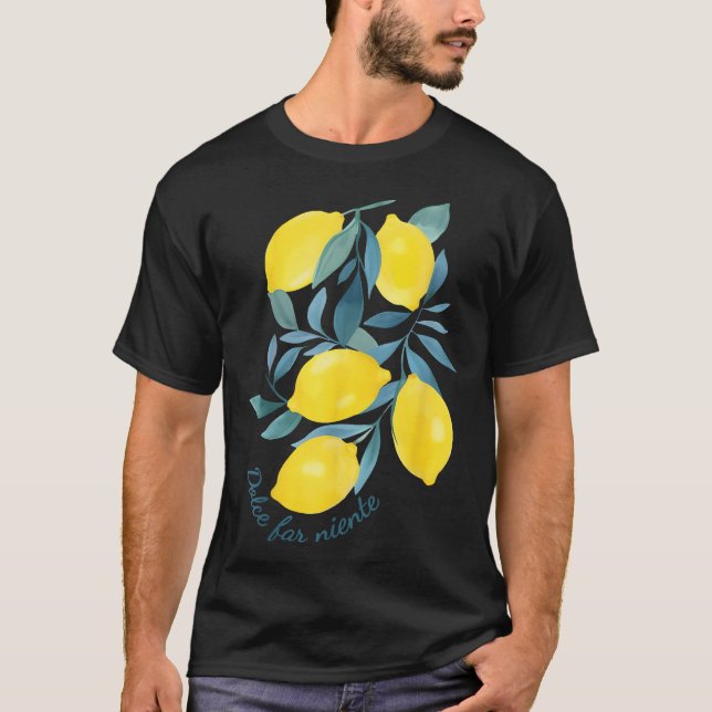 Dolce Far Niente X Limone Limoncello Spritz Lemon T Shirt (Framsida)