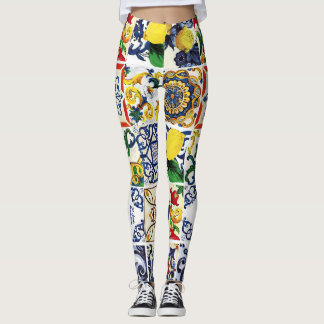 Dolce Gabbana New Season Modern Typography Design Leggings