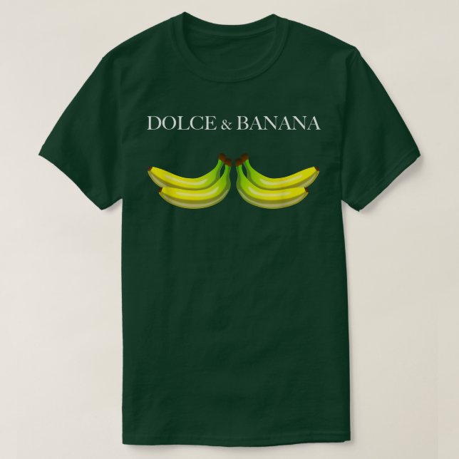 Dolce och Banana Vegetarian Banana Fruit Vegan 42 T Shirt (Design framsida)