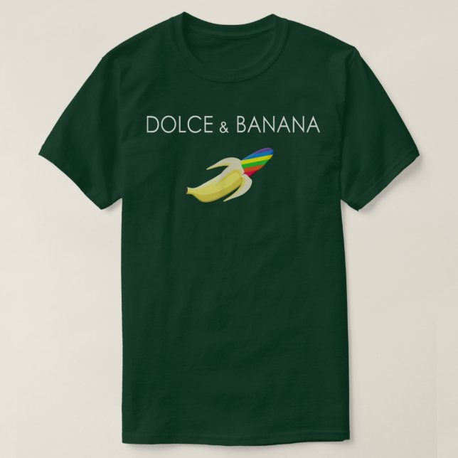 Dolce och BGBTQ Banana Funny Pride Graphic Cute Ra T Shirt (Design framsida)