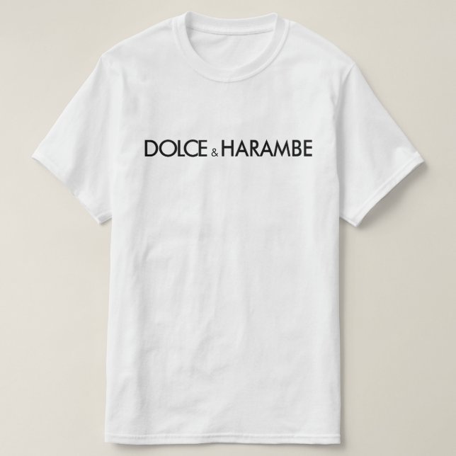 dolce och harambe tee shirt (Design framsida)