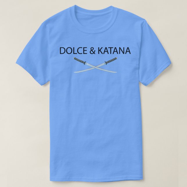 Dolce och Katana Samurai MMA Sword Combat Martial  T Shirt (Design framsida)