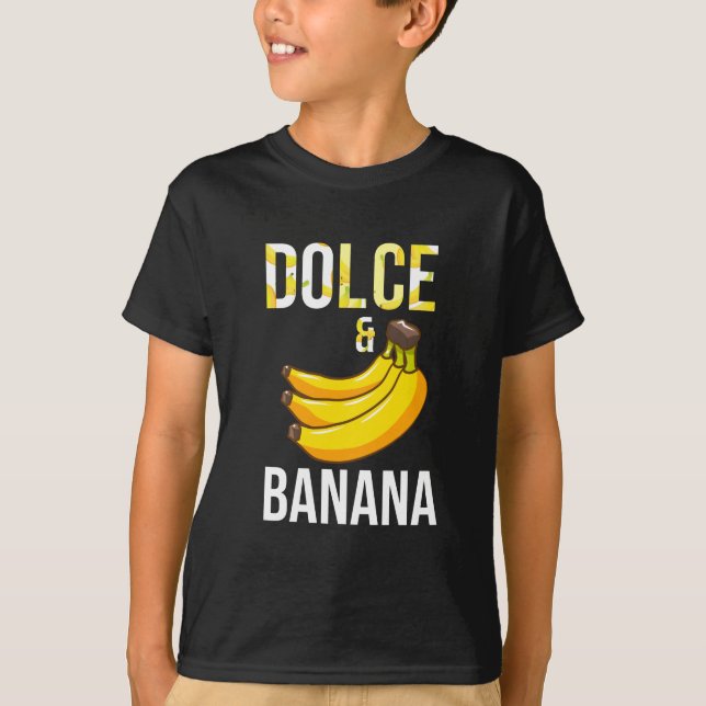 Dolce und Banana- Geschenkidee T Shirt (Framsida)