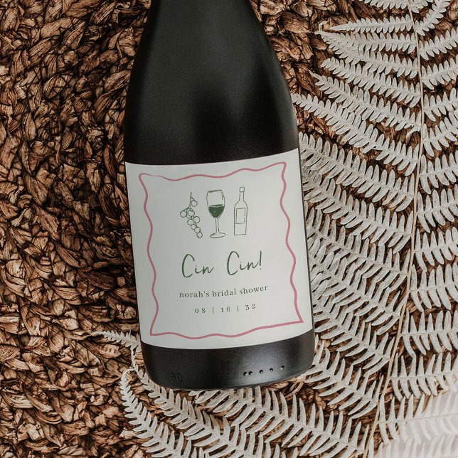 Dolce Vita Bröllopsgala Vinflaska Etikett (Skapare uppladdad)