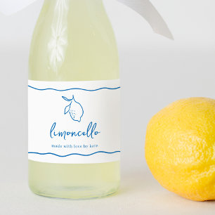 Dolce Vita Handskriftlig Limoncello-etikett