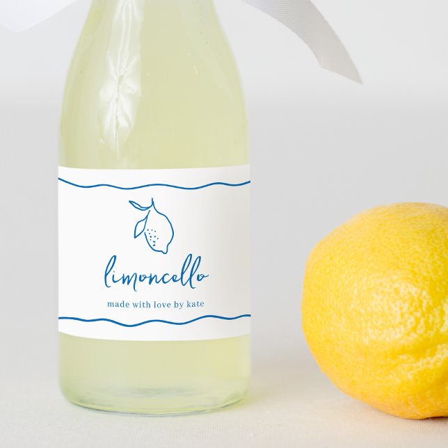 Dolce Vita Handskriven Limoncello Etikett (Skapare uppladdad)