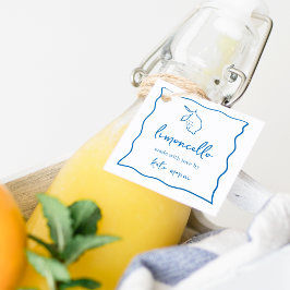 Dolce Vita Handskrivna Limoncello-etiketter Gåvor Etiketter