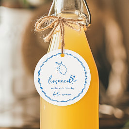 Dolce Vita Handskrivna Limoncello-etiketter Gåvor Etiketter